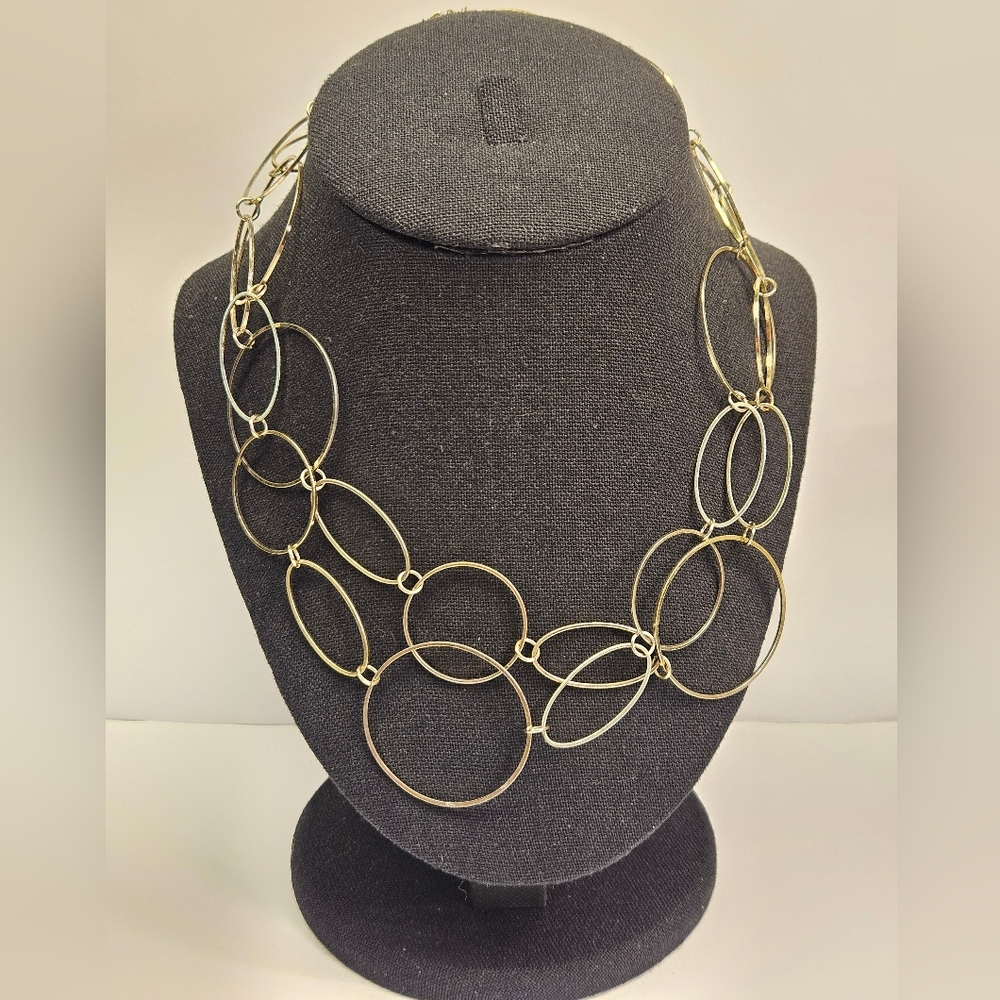 Gold Circle Necklace
